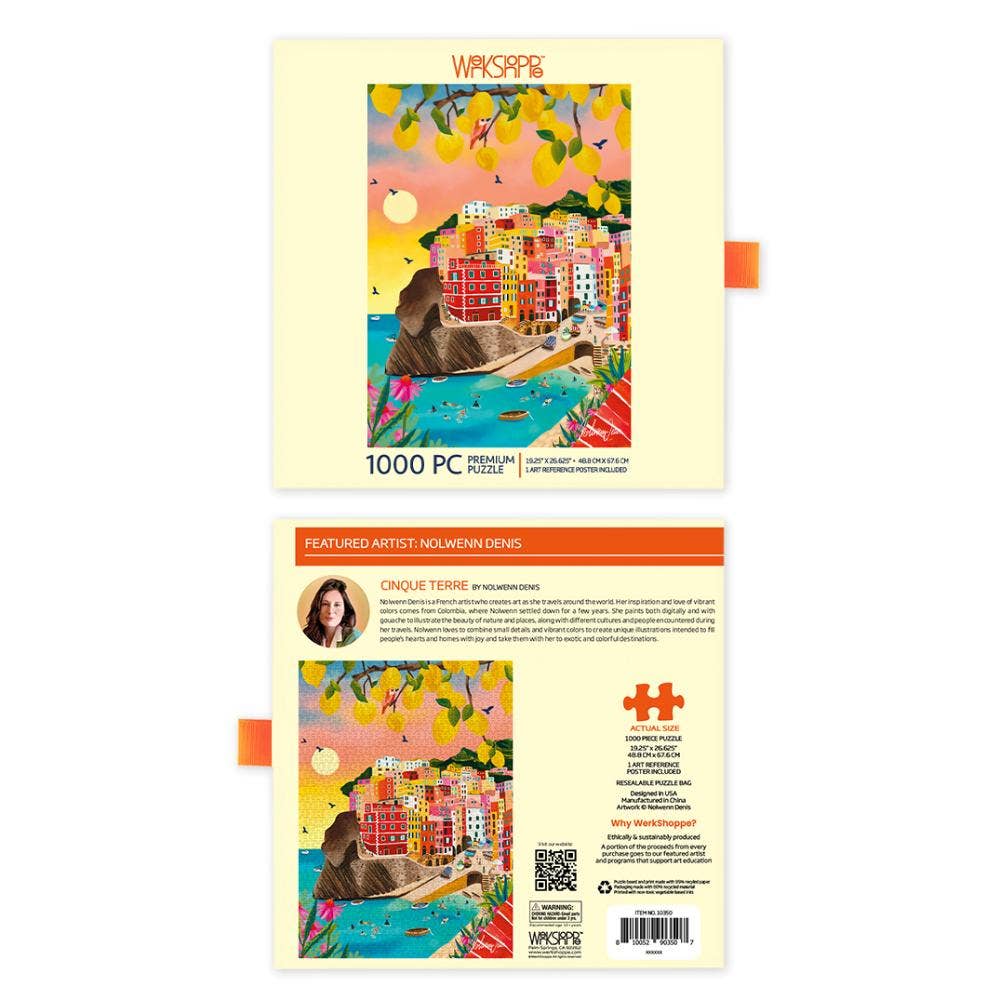 WerkShoppe 1000 Pc Puzzle – Cinque Terre