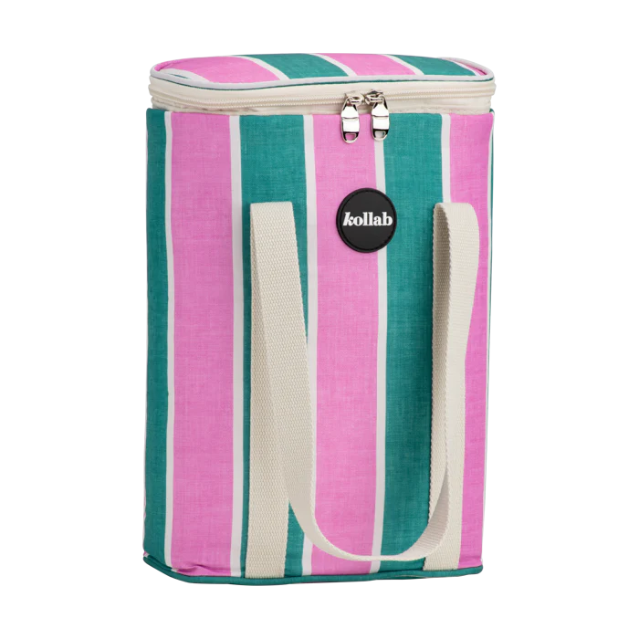 Wine Cooler Bag | Spring Stripe