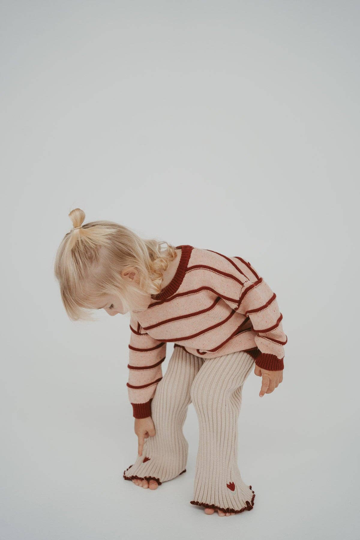 Raised Cotton Knit Jumper | Sherbet Berry
