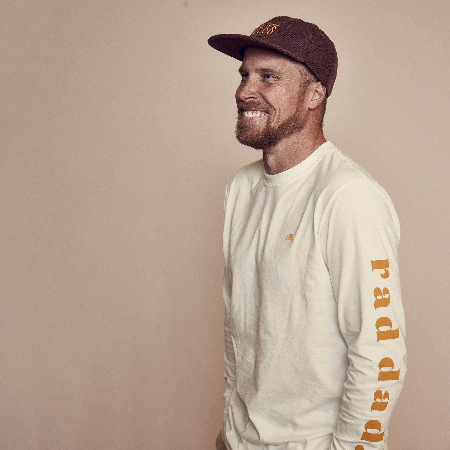 Rad Dad Tonal Long Sleeve Tee | Natural