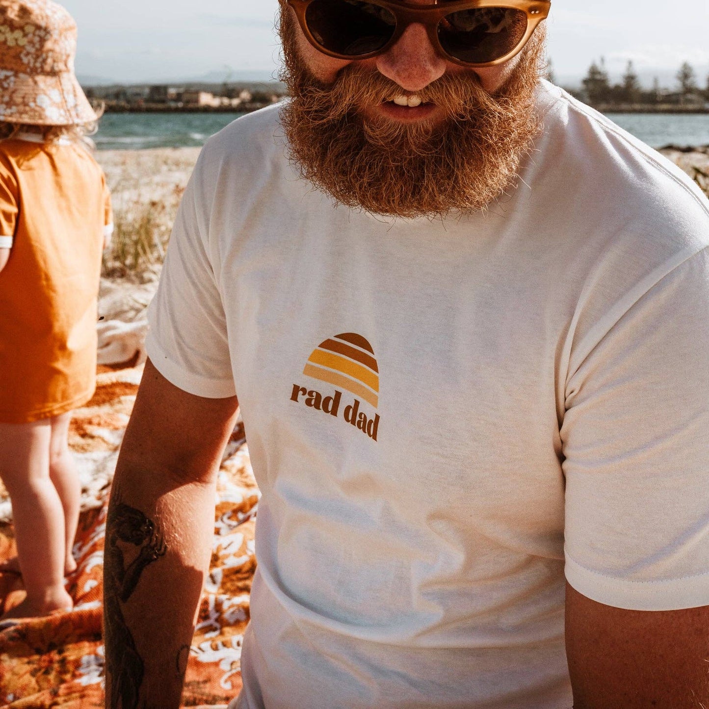 Rad Dad Classic Tee Organic Cotton | Natural