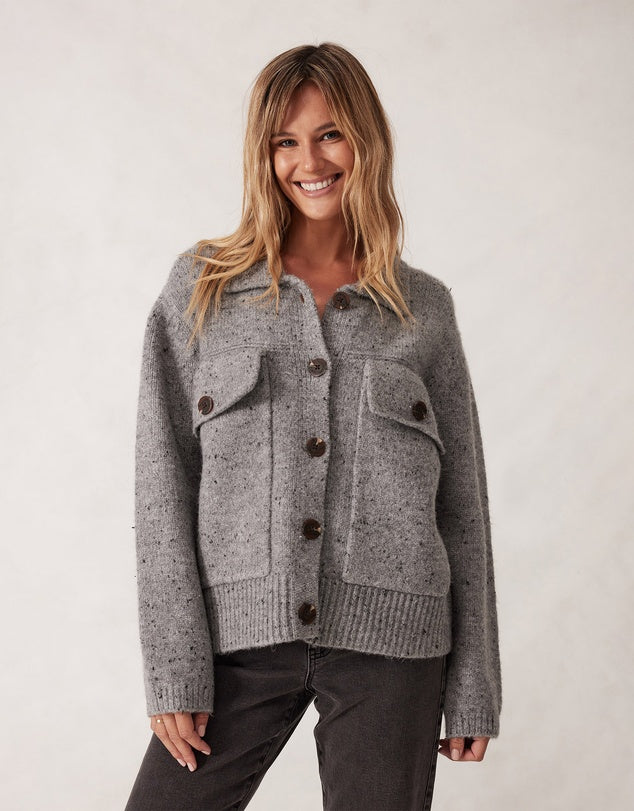 Knit Bomber Cardi