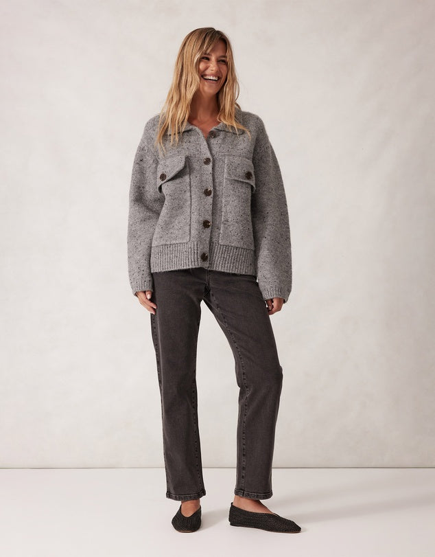 Knit Bomber Cardi