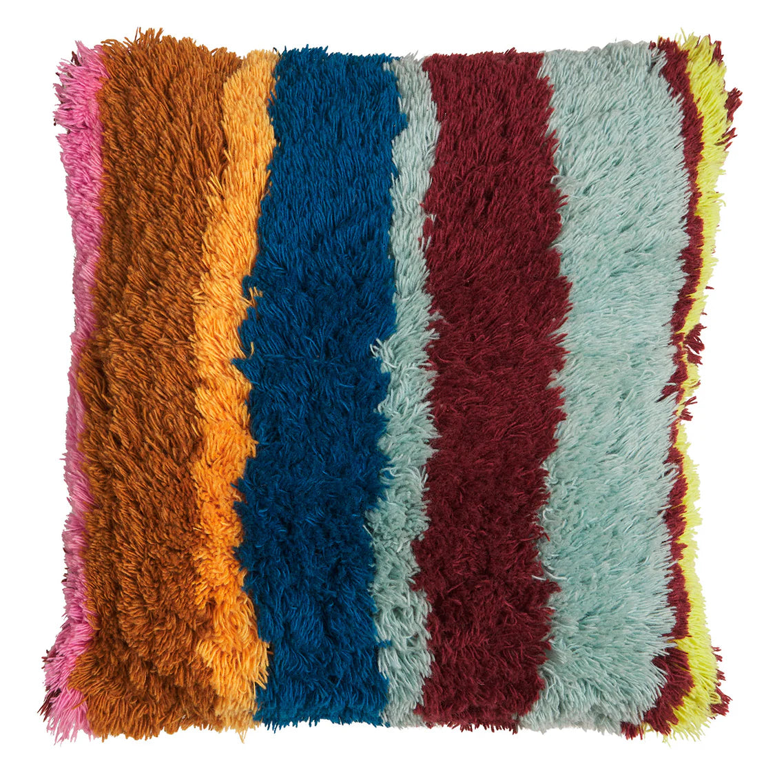 Henri Shag Cushion | Mahogany