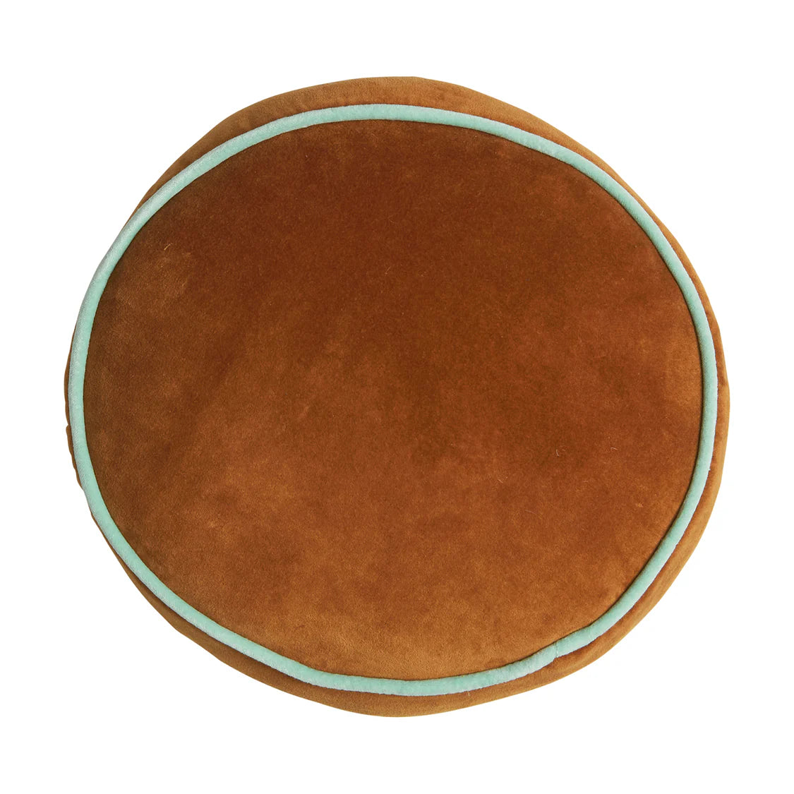 Castilo Round Velvet Cushion | Copper