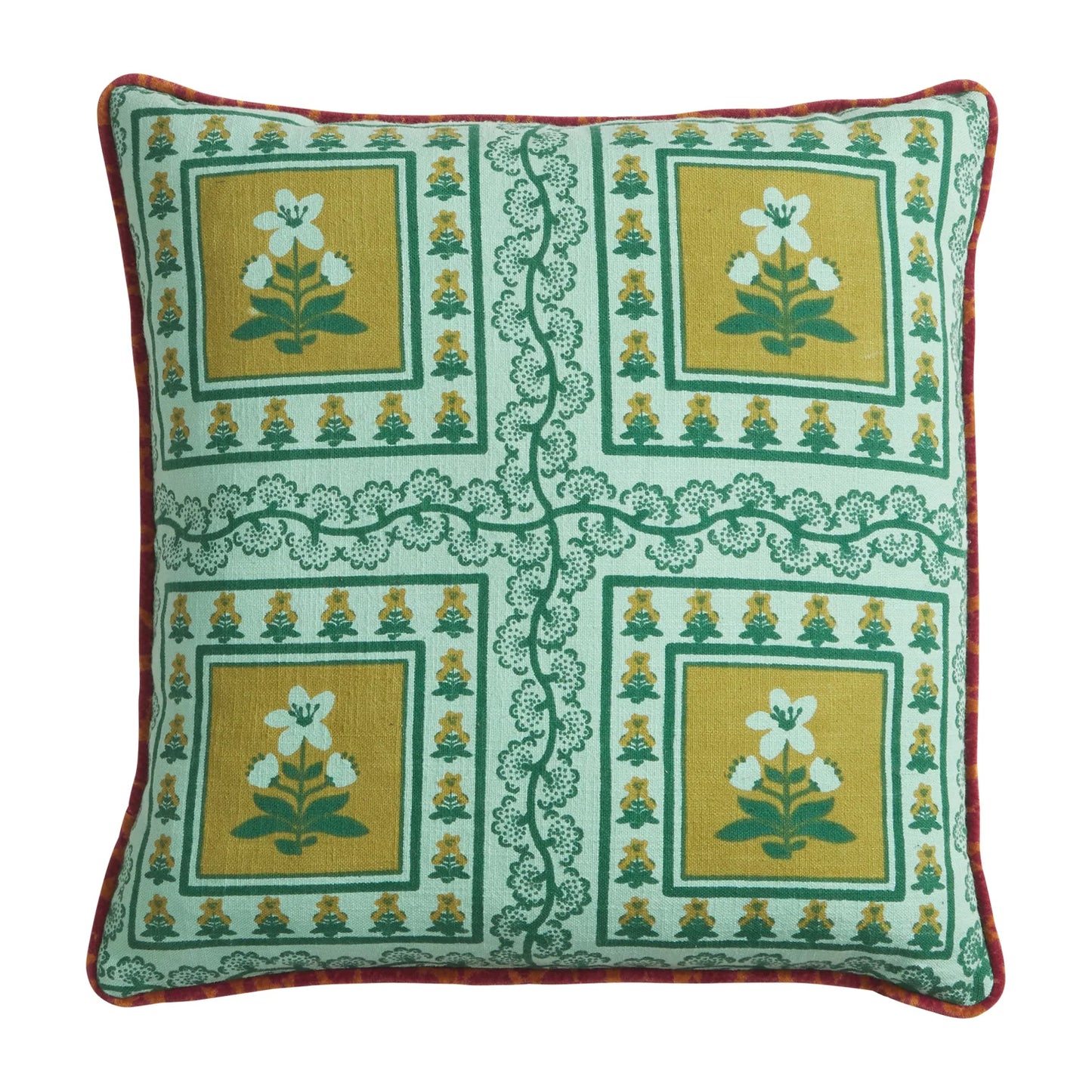Claire Reversible Cushion | Jade