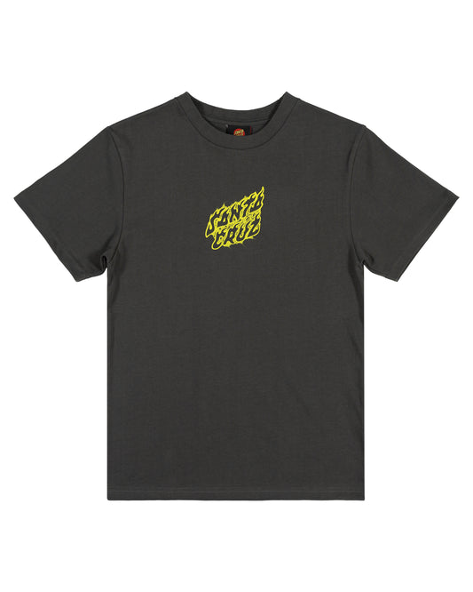 Crossbone Dot Mono Centre T-Shirt | Onyx