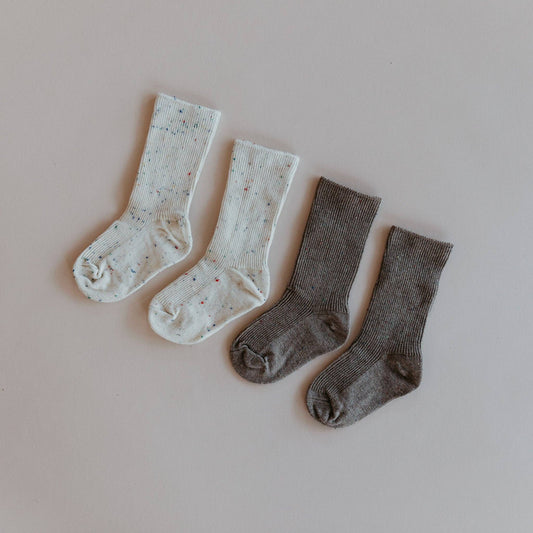 Kids Organic Cotton Sprinkle Socks