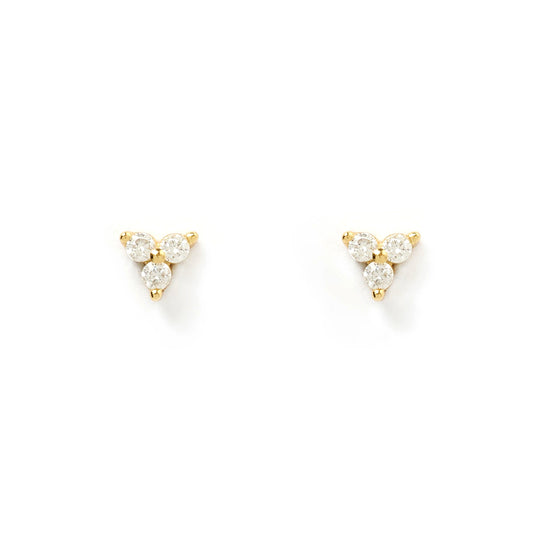 Cassia Stud Earrings | Stone