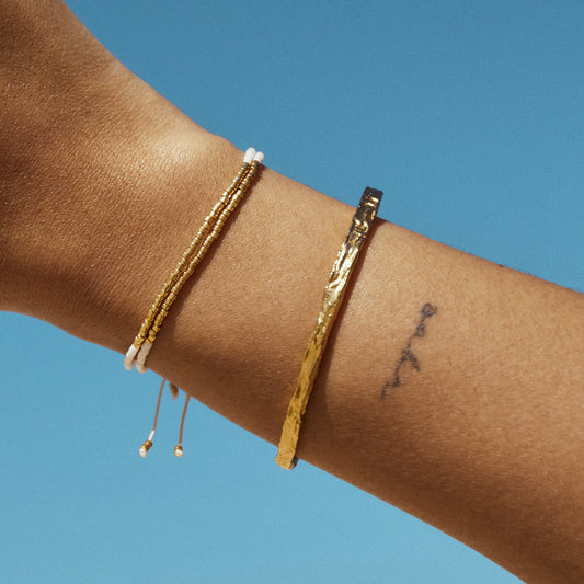 Helios Cuff Bracelet | Gold