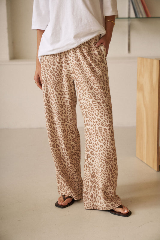 Resort Pant | Summer Leopard