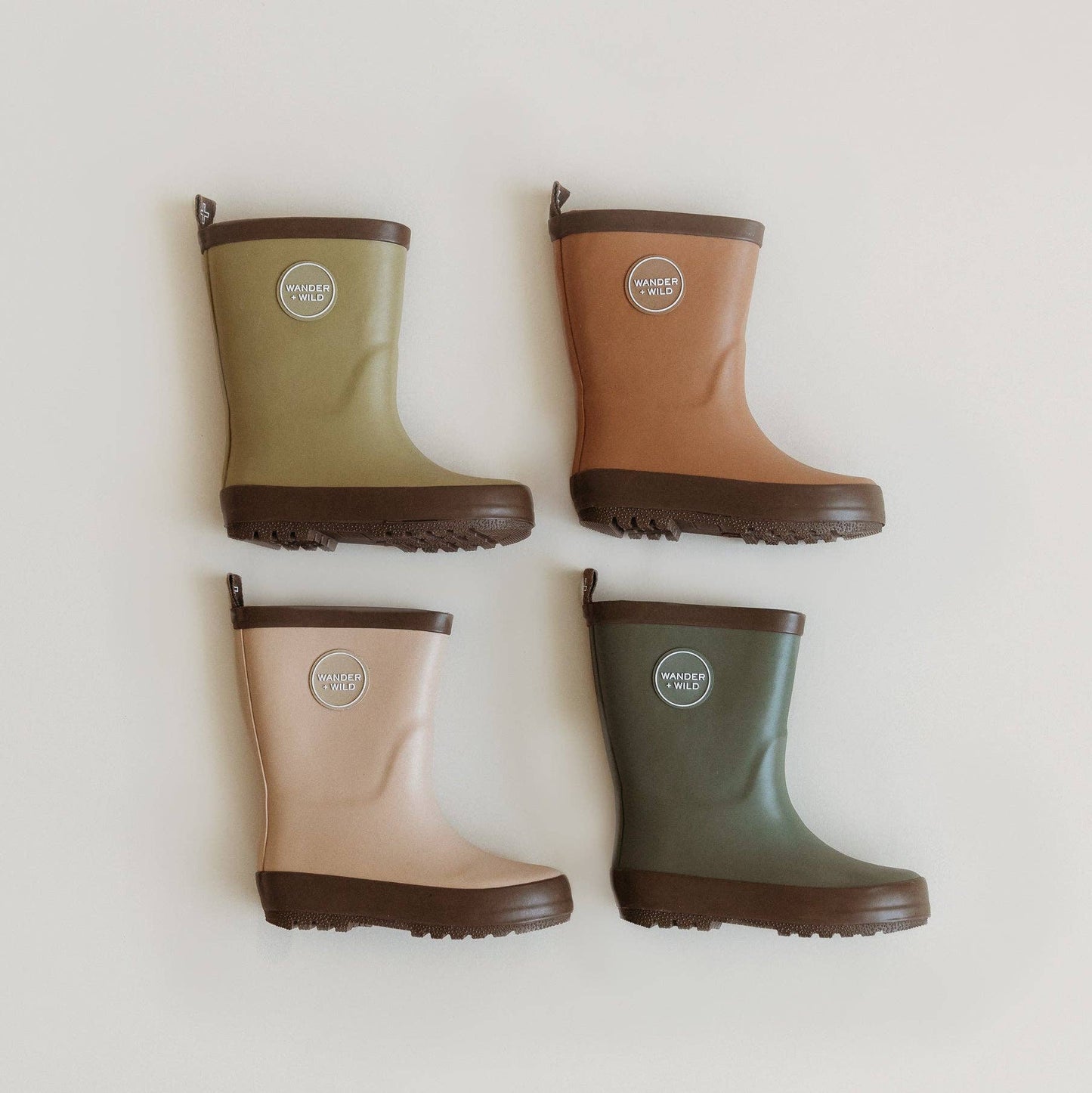 Natural Rubber Gumboots - Wildflower