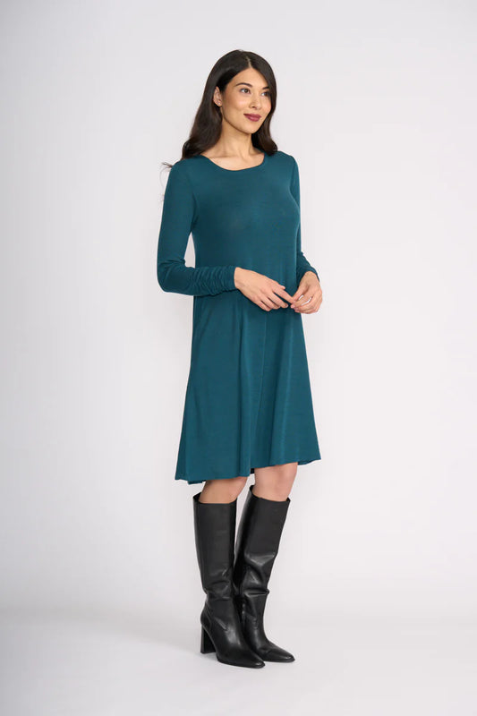Delightful Dress |  Midnight Green