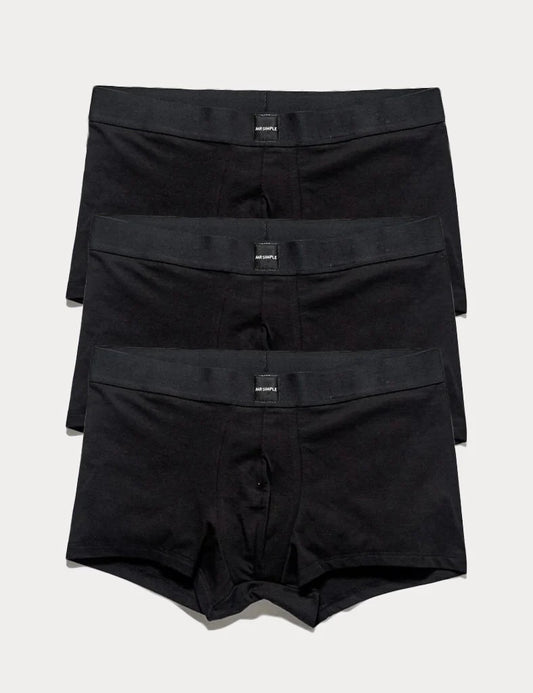 Fitted Breif | 3 Pack - Black