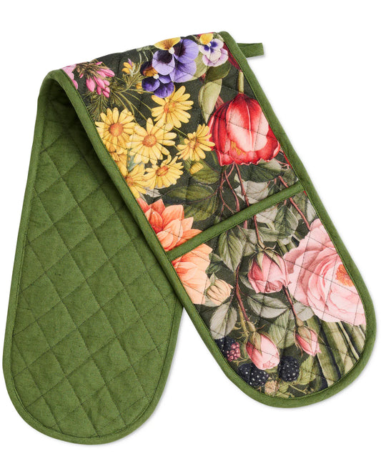 Eden Double Oven Mitt | Cottage Garden