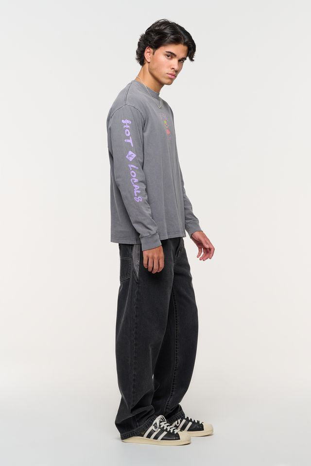 Abrand X Rip Curl Hot Locals Vintage Long Sleeve Tee