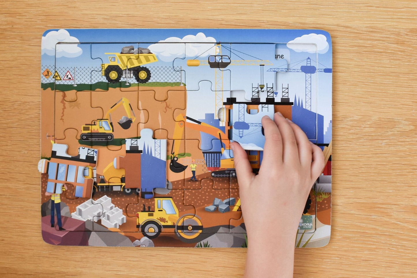 Construction Site Jigsaw Puzzle 24pcs