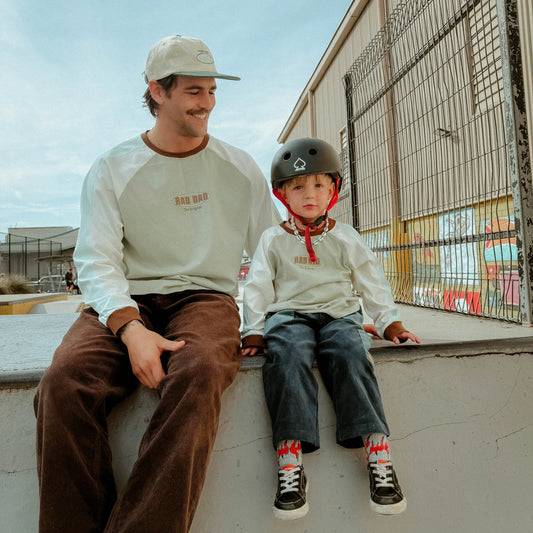 Rad Dad Spliced Long Sleeve Tee