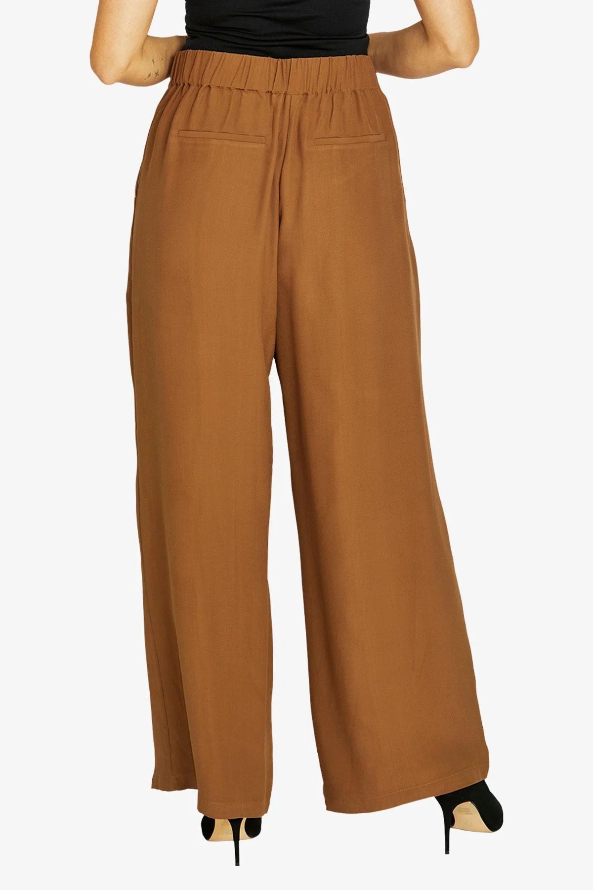 Sammi Wide Leg Pant | Chestnut
