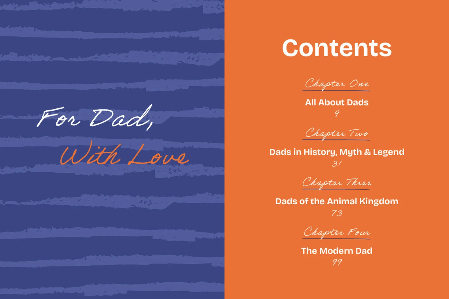 For Dad, With Love Book