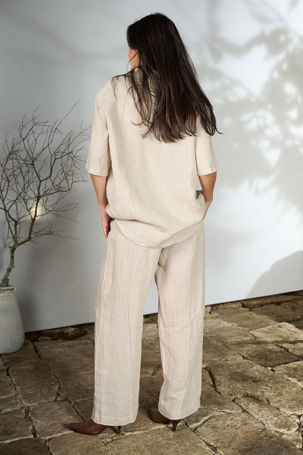 Capri Linen Shirt | Natural