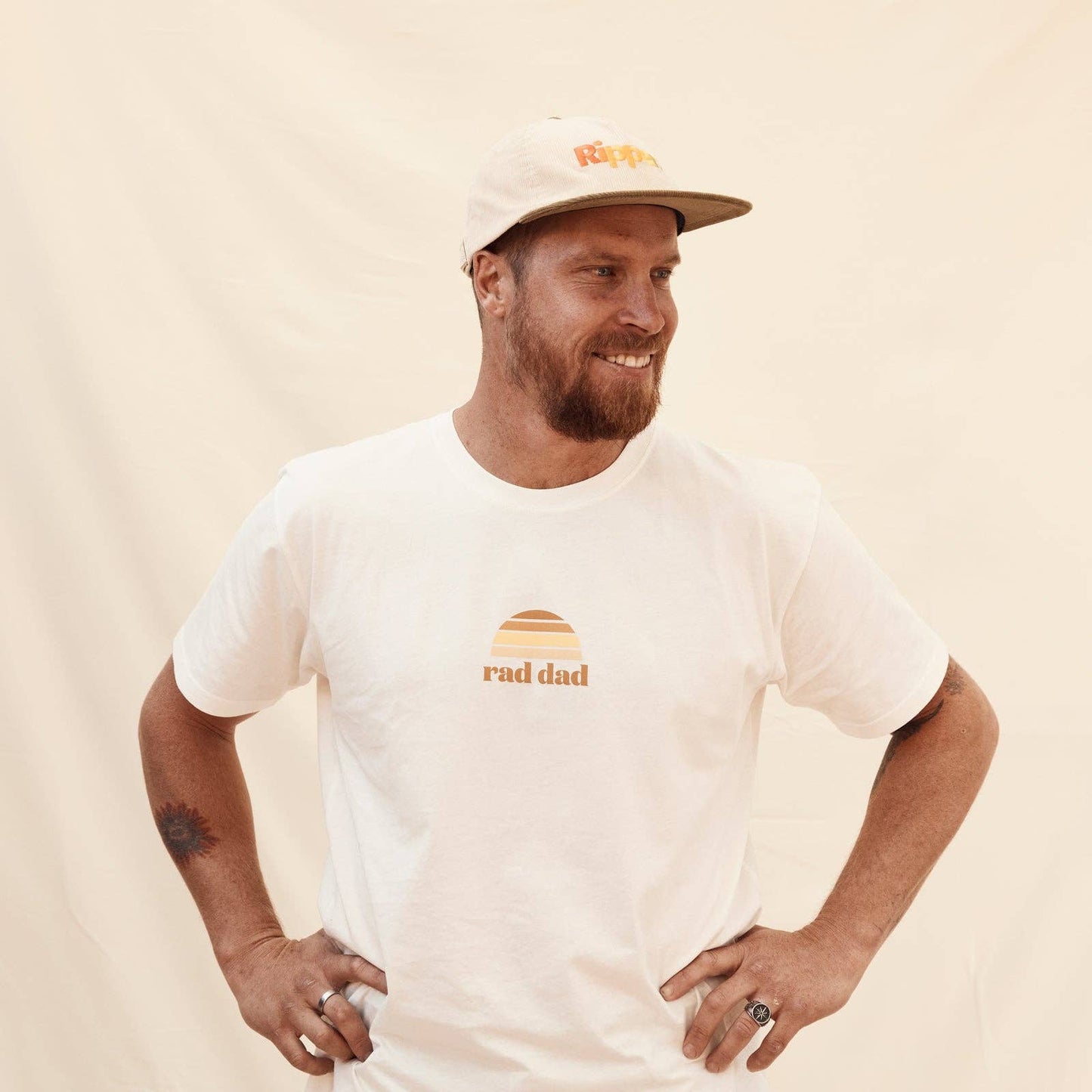 Rad Dad Classic Tee Organic Cotton | Natural