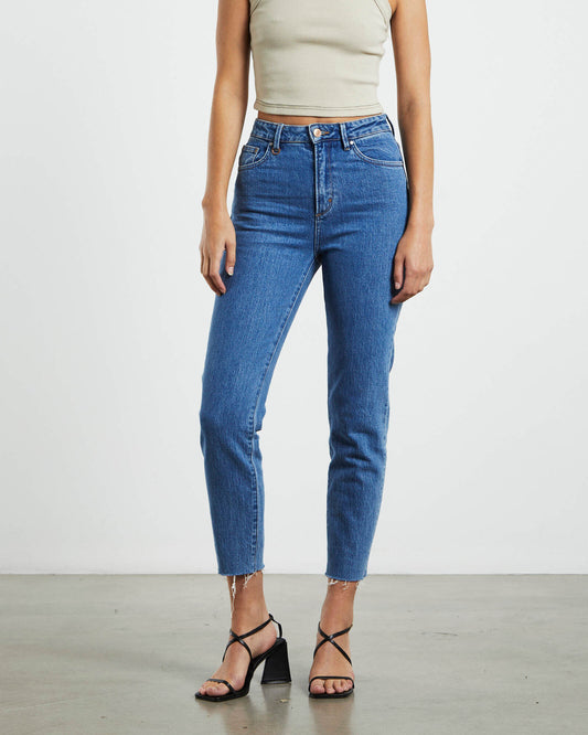 Lola Mom Jean | Zero Uptown Blue