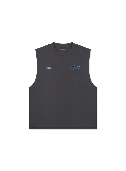 Euphoria Muscle Tee Washed Black