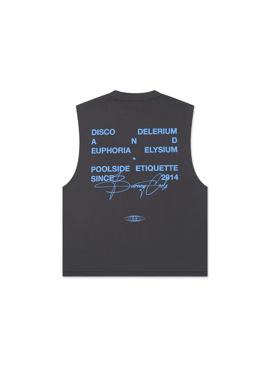 Euphoria Muscle Tee Washed Black