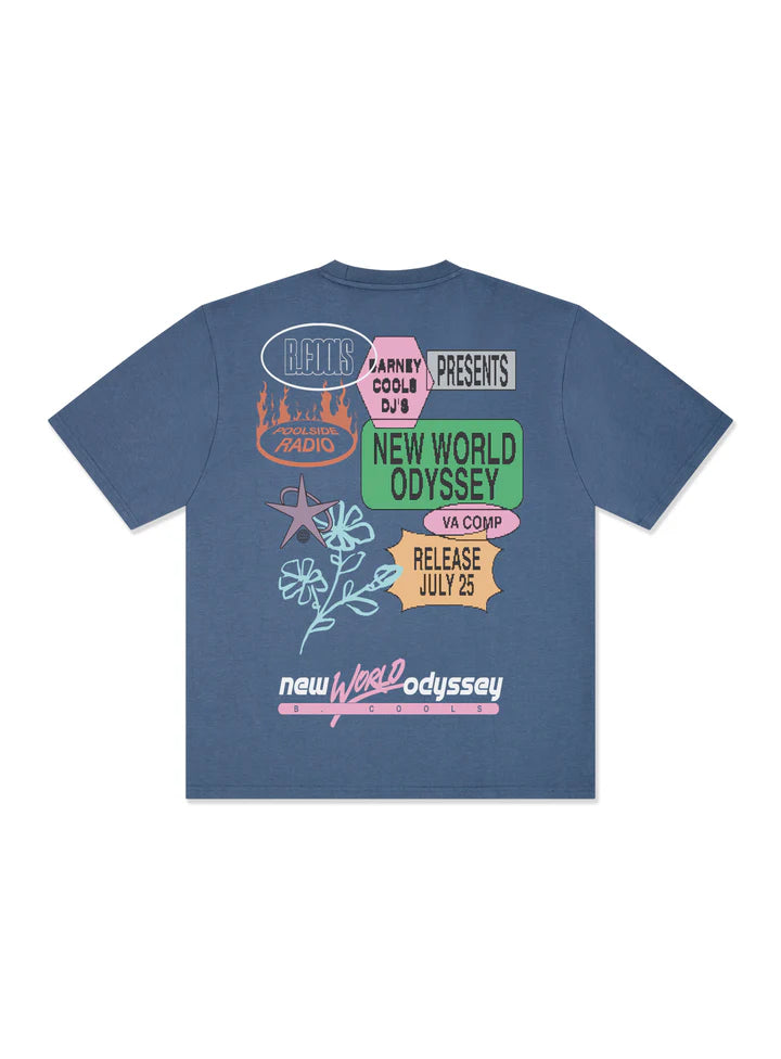 NWO Tee | Washed Blue