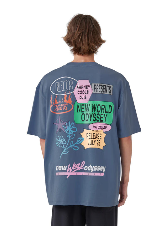NWO Tee | Washed Blue