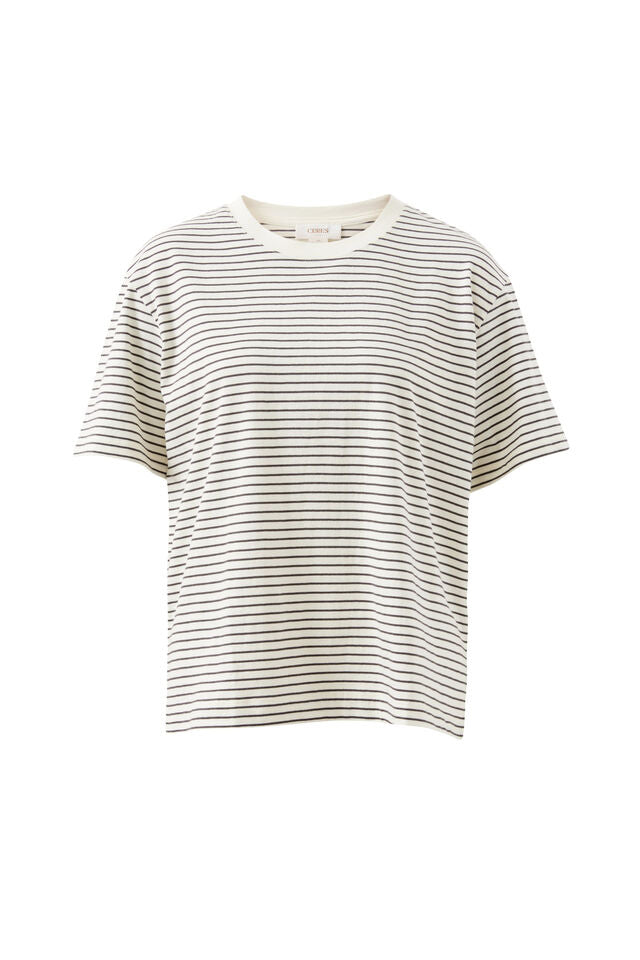 Stevie Slouchy Tee | Milk
