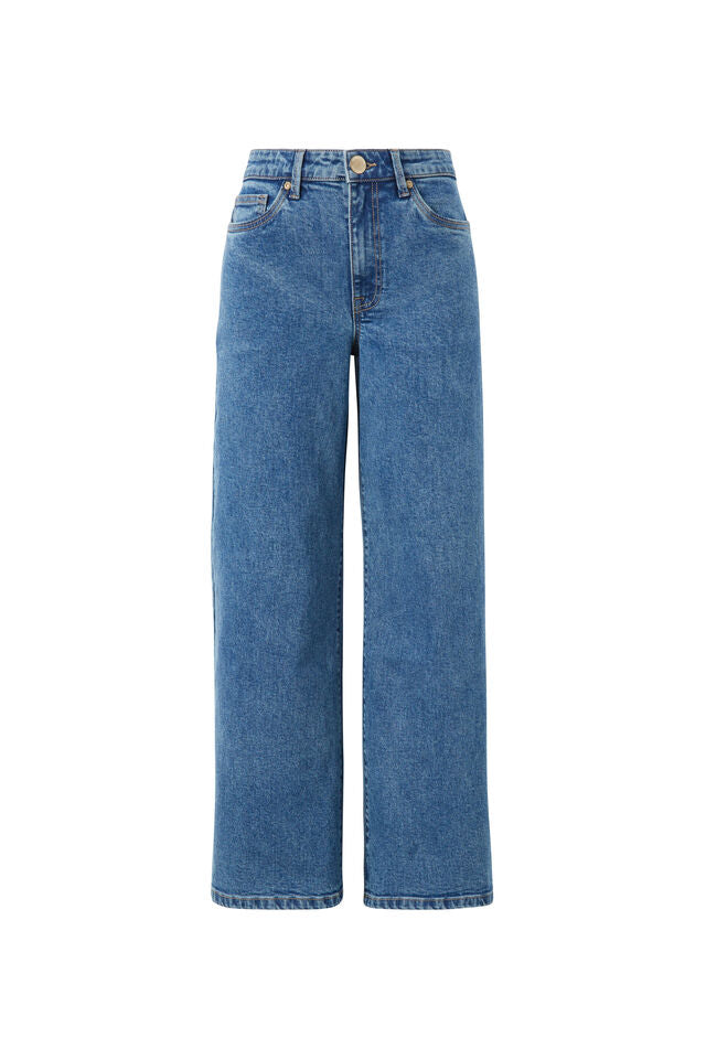 Evie Wide Leg | Fresh Indigo