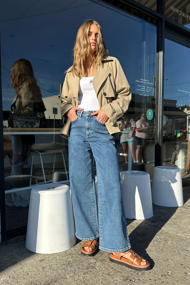 Evie Wide Leg | Fresh Indigo