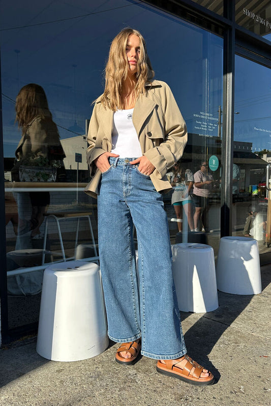 Evie Wide Leg | Fresh Indigo