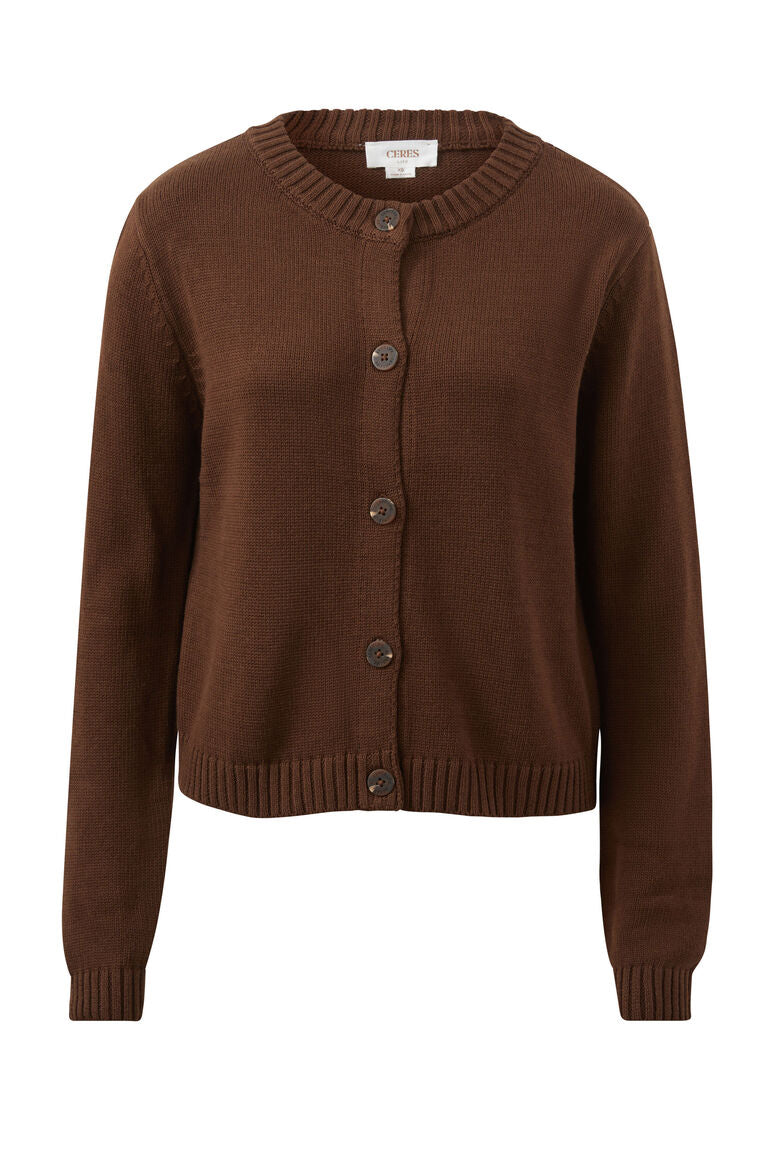 Nelly Cardigan | Chocolate
