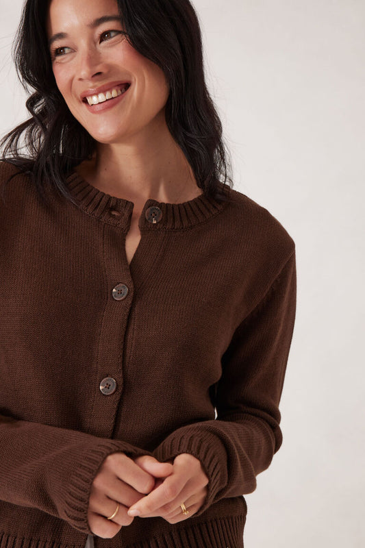 Nelly Cardigan | Chocolate