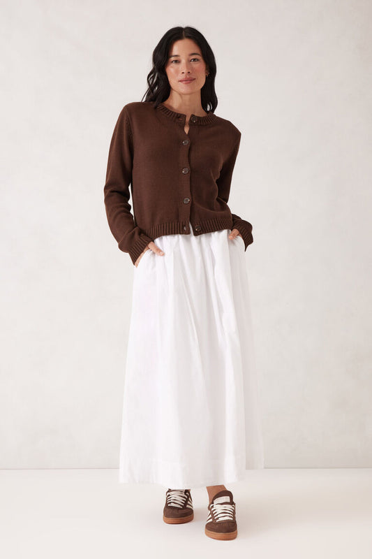 Nelly Cardigan | Chocolate