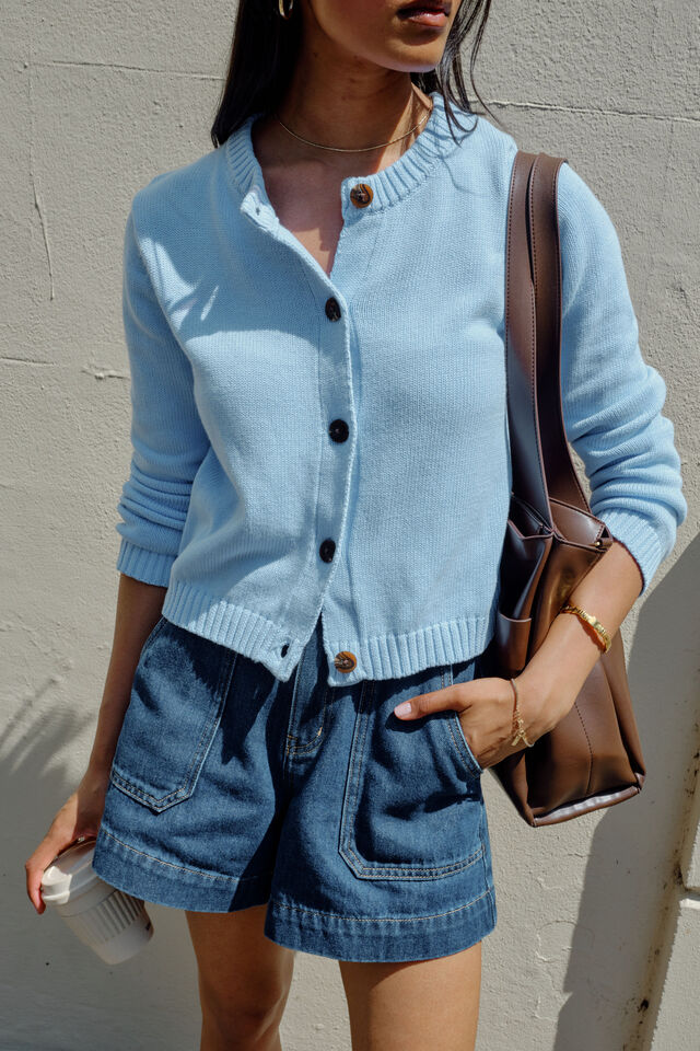Nelly Cardigan | China Blue