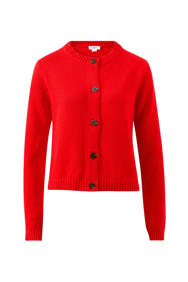 Nelly Cardigan | Fiery Red