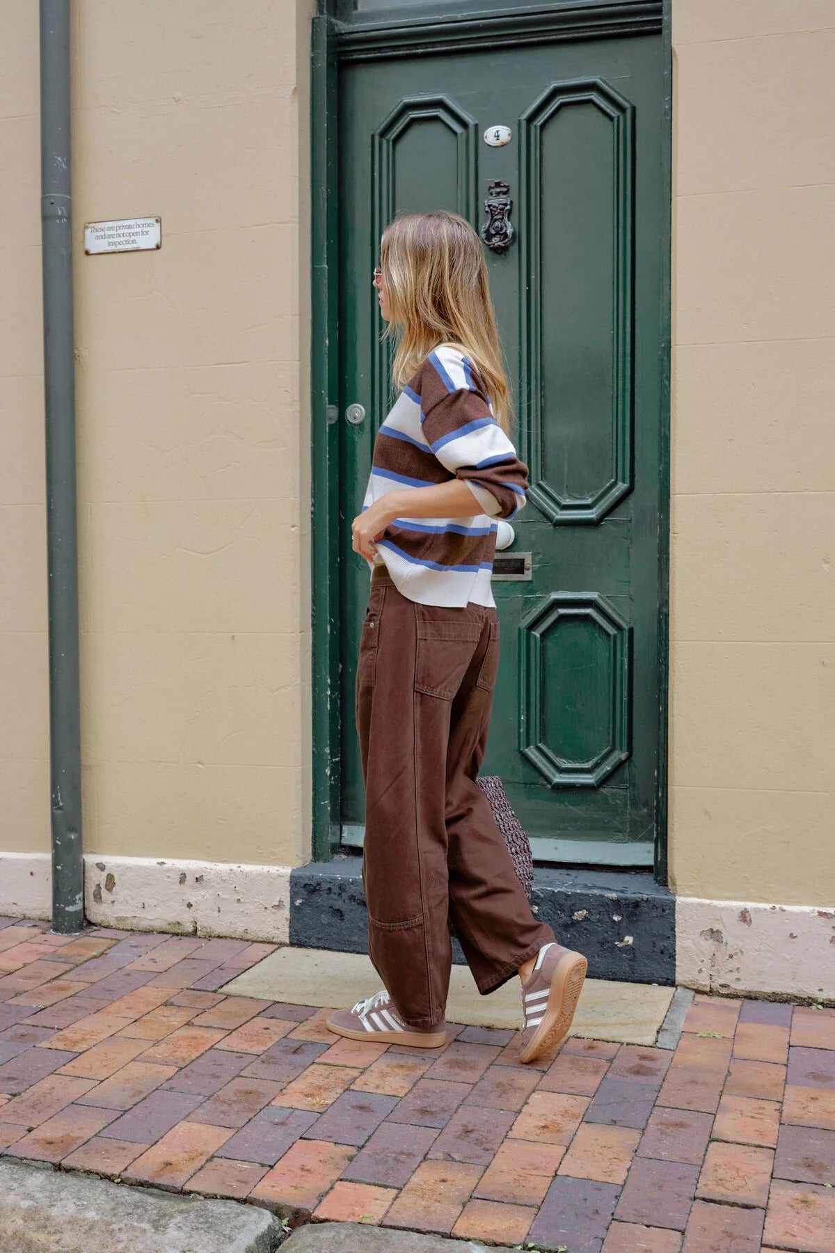Demi Barrel Jean | Bitter Chocolate