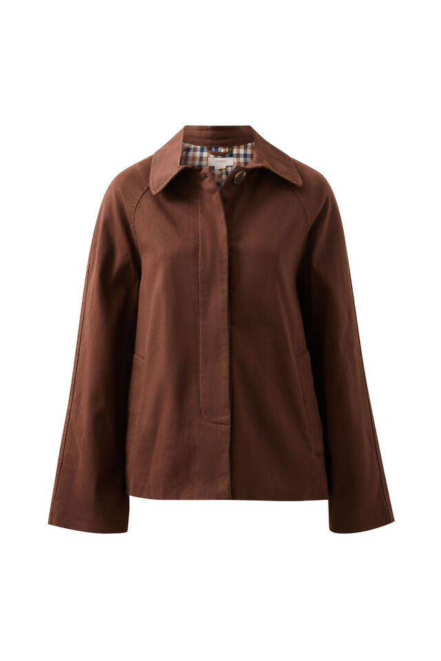 Pia Coat | Chocolate