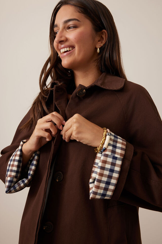 Pia Coat | Chocolate