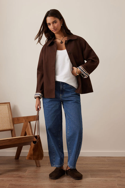 Pia Coat | Chocolate