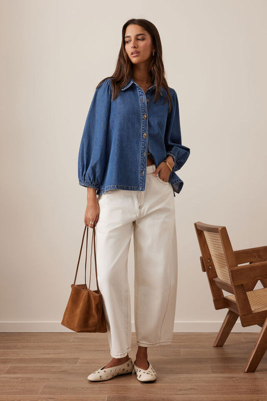 Lenny Shirt | Fresh Indigo