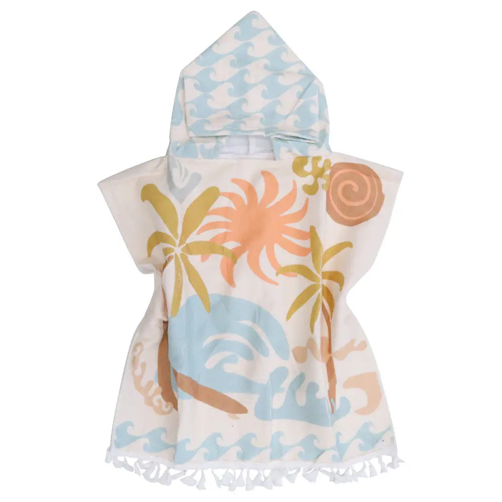 Toddler Towel Poncho | Palm Beach