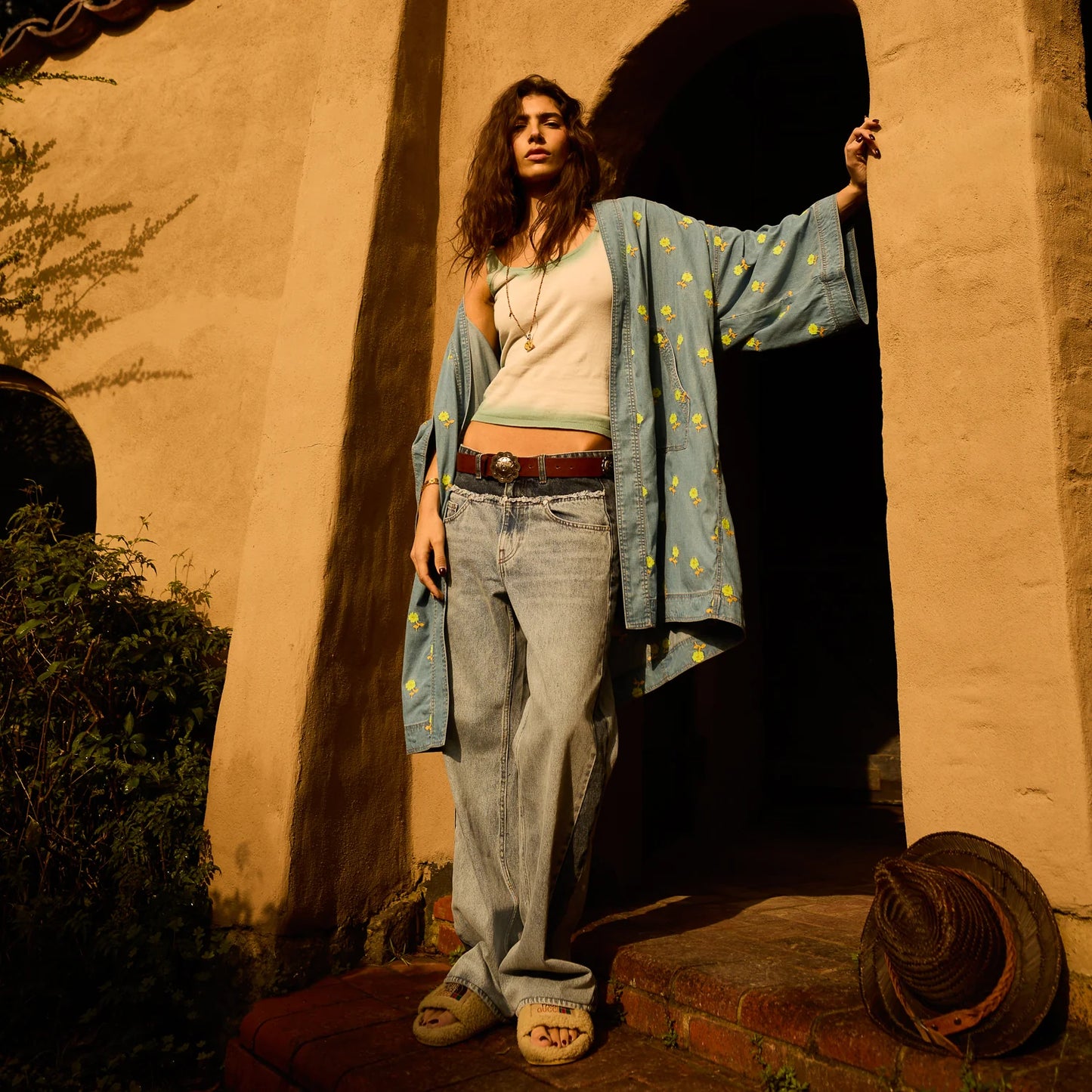 **COMING SOON** Anneliese Denim Robe | Peridot
