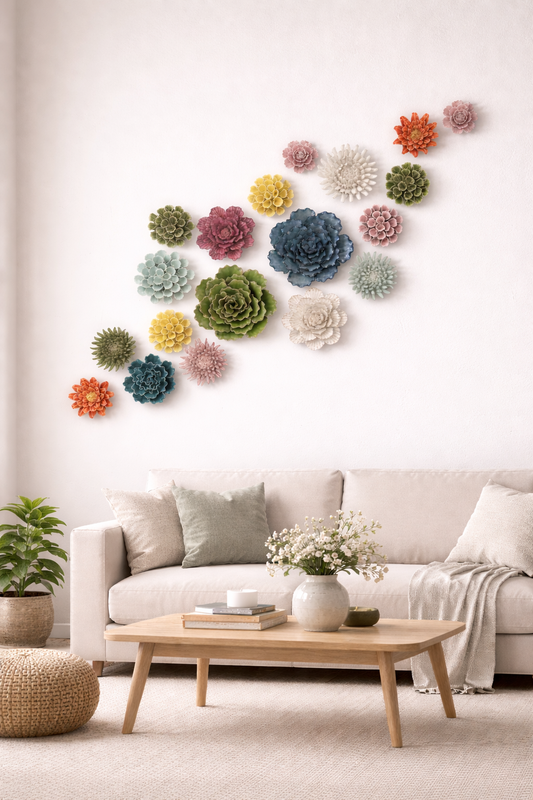 Ceramic Wall Flower | Ocean