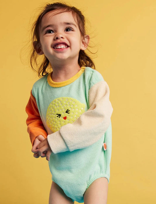 Terry Long Sleeve Bodysuit | Peel Party