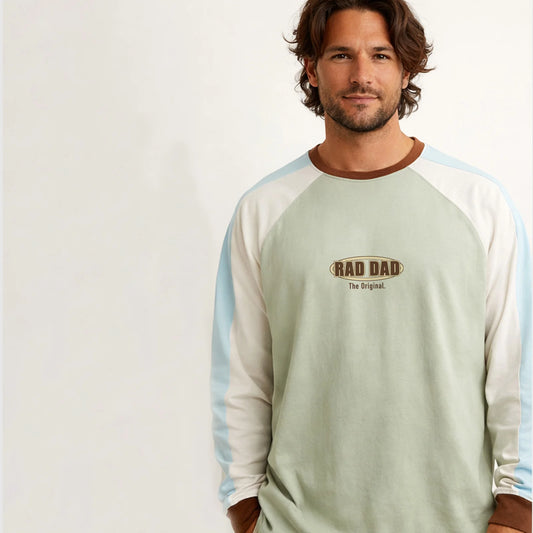 **COMING SOON** Rad Dad Spliced Long Sleeve Tee